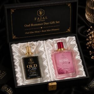 Oud Romance Duo Gift Pack – Luxury Couple Perfume Gift Set